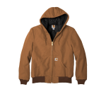 Carhartt® Tall Quilted-Flannel-Lined Duck Active Jacket