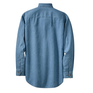 Port & Company®  Long Sleeve Value Denim Shirt